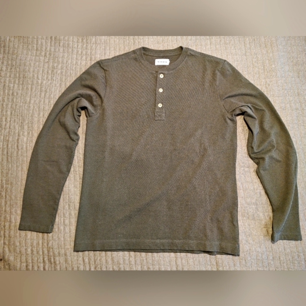 Taylor Stitch - The Heavy Bag Henley - Cypress